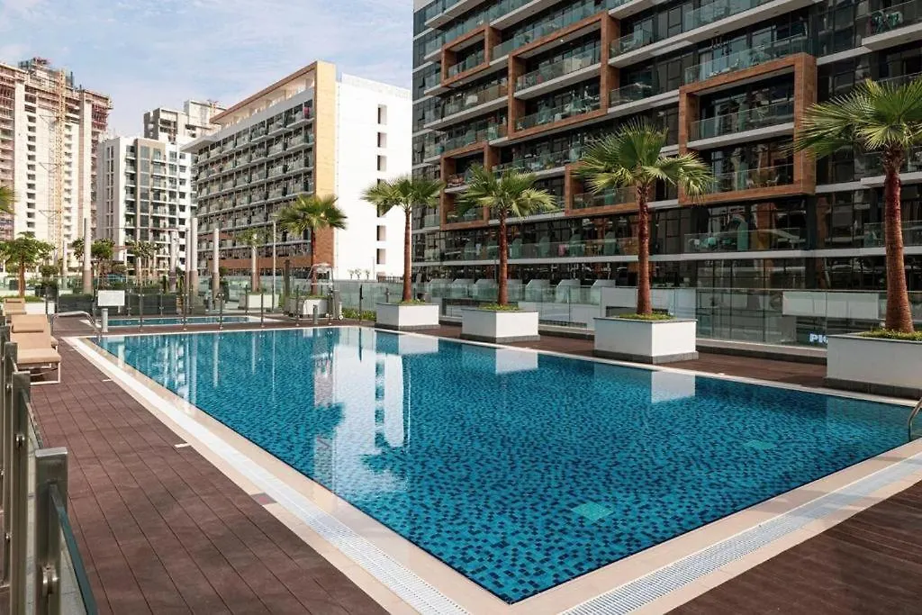 公寓 Tick - Luxury 1 Bedroom Apt With Balcony In Azizi Riviera 迪拜